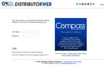 Tablet Screenshot of distributor.cmworks.com